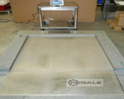 Maschine: METTLER-TOLEDO  Bodenwaage mit Auffahrrampe