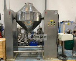 Maschine: GLATT  Edelstahl 1000 Liter bikonischer Mischer