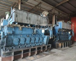 Maschine: BERGEN ROLLS ROYCE B32:40 L6P Dieselmotoren