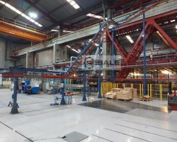 Maschine: TREVISAN COMETAL IV/7.0 Vertikale Profillackierlinie