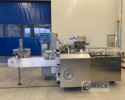Maschine: UHLMANN C100 LB Flaschen / Blister Faltschachtelkartonierer