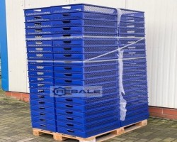 Maschine: SSI SCHäFER Traka 14-6 Stapelkisten Metallkisten / 600x400x120mm /80Stck.