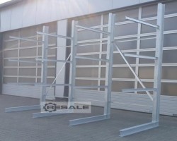 Maschine: BLT H:400cm, 3 Ebenen Kragarmregale