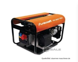 Maschine: UNICRAFT PG800 TRA Stromerzeuger