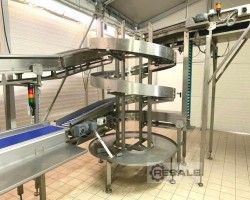 Maschine: LIPSIA downward direction Spiralförderband / Spiralturm