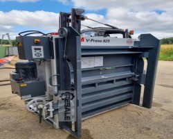 Maschine: HSM V-Press 825 plus pro Ballenpressen