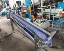 Maschine:   Kunststoff-Gliederbandförderer 3,4 m