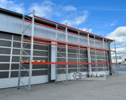 Maschine: BLT ca. 11,20 lfm, H: 650cm Palettenregale