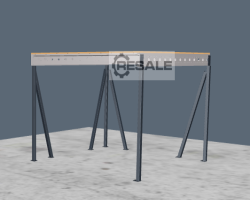 Maschine:  ca. 5 x 5 m, UK: 3,0m Lagerbühne