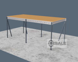 Maschine:  ca. 5 x 10 m, UK: 3,0 m Lagerbühne