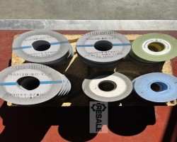 Maschine: NAXOS-DISKUS,  ATLANTIC, JUNG Schleifscheiben