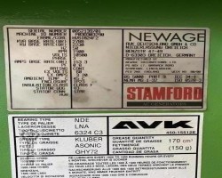 Maschine: STAMFORD HVSI 824 F2 Drehstromgeneratoren