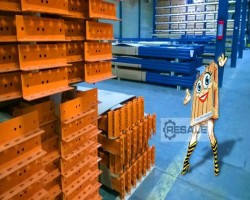 Maschine: NEDCON  Palettenregale, 3,5 m, 20 Rahmen, 72 Traversen 3t