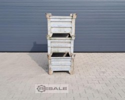 Maschine: THYSSEN 850x560x580 mm (BxTxH) Stapelbehälter Stahlbehälter