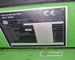 Maschine: JENBACHER JGS 412 GS-N.LC Gasgeneratoren