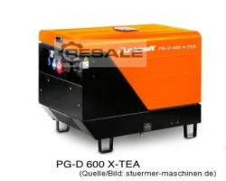 Maschine: UNICRAFT PG-D 600 X-TEA Stromerzeuger