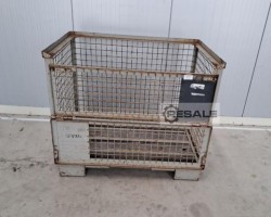 Maschine:  1250x840x970 mm (BxTxH) Stapelbox Gitterkorb Stapelbehälter