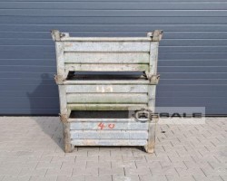 Maschine: THYSSEN 850x560x580 mm (BxTxH) Stapelbehälter Stahlbehälter