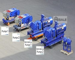 Maschine: URACA Triplex Plunger Pump Unit KD82 Pumpen