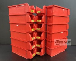 Maschine: SSI SCHäFER LF 511 G ZW red Sichtlagerkisten Stapelkisten