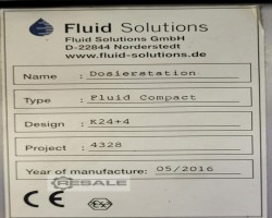 Maschine: FLUID SOLUTIONS K24+4 Farbdosieranlage