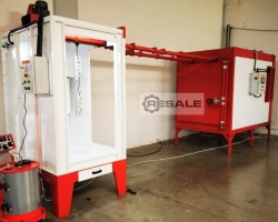 Maschine: VOGAMAKINA Car wheel powder coating line Pulverbeschichtungsanlagen