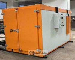 Maschine: VOGAMAKINA Box type powder coating oven Pulverbeschichtungsanlagen