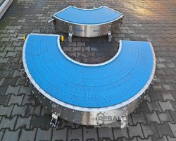 Maschine: KRONES Multico S Kurvenförderer und 90° Kurvenförderer