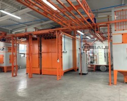 Maschine: VOGAMAKINA Powder coating systems Pulverbeschichtungsanlagen