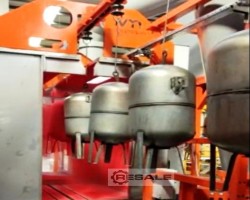 Maschine: VOGAMAKINA Powder coating systems Oberflächenbeschichtungsanlagen