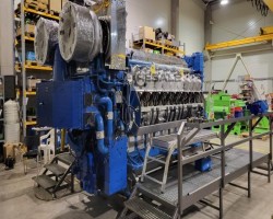 Maschine: WARTSILA 220SG  V18 3,2MWe Gasmotoren