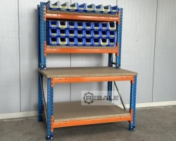 Maschine: STOW Pal Rack NS 1.550mm Packtisch Versandtisch Werktisch Werkbank