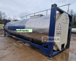 Maschine:  Containertank V23 Edelstahltank 28.500 L V4A isoliert beheizbar