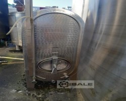 Maschine: SCHOLTEN TANKS R19 Edelstahltank, liegend, Volumen: 2,3 m³