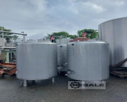 Maschine: SCHOLTEN TANKS R37 Edelstahltank, stehend, Volumen: 1,5 m³