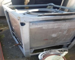Maschine: SCHOLTEN TANKS R16 Edelstahltank, stehend, Volumen: 1 m³