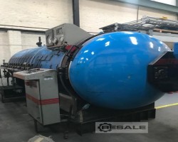 Maschine: TRM Autoclave 1.5m diam. x 3.7m lo Autoklav