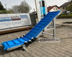 Maschine: DIE MAGNETPROFIS WF800+2000 Austragsförderband Steigförderer Schrägband L-Band