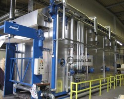 Maschine: ZIMMER THERMOCURE UHD3 Härtungsmaschine für Gewebe / Kantenschneider Zimmer