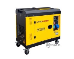 Maschine: MITROPOWER PM 7500 TD Diesel Generator 6,5 kVA