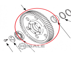 Maschine: WAUKESHA 302115A Radgetriebe