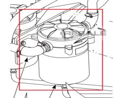Maschine: WAUKESHA 305955A Gehäuse Carterfilter