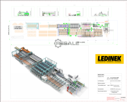 Maschine: LEDINEK CLT LINE M040 Schlüsselfertige CLT-PRODUKTIONSLINIE