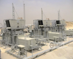 Maschine: SIEMENS SGT-600 GT Gasturbinen-Kraftwerk