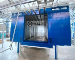 Maschine: HANDELSAGENTUR BENECKE Oven 3x1,7(1,9)x2[m] Gas Pulverbeschichtungsanlagen
