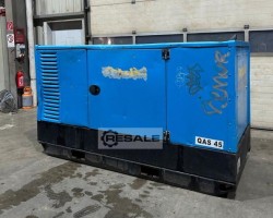 Maschine: ATLAS COPCO Perkins 45 KVA Aggregate