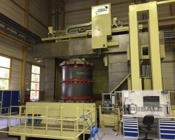 Maschine: DOERRIES SCHARMANN CONTUMAT 3 MC; VC 4800/400 Karusselldrehmaschinen