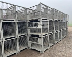 Maschine:   Euro-Pool Gitterbox grau 120 x 80 cm