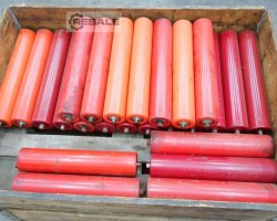 Maschine:  464 x 80 Förderbandrollen -Transportrollen