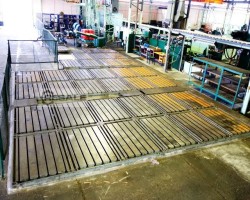 Maschine:   T - Nuten Plattenfeld - Prüffeld